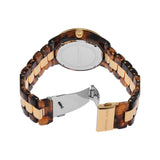 Buy Shop Michael Kors Runway Three-Hand Brown Dial Two Tone Steel Strap Watch for Women - MK7354 USA Online