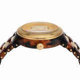 Buy Shop Michael Kors Runway Three-Hand Brown Dial Two Tone Steel Strap Watch for Women - MK7354 USA Online