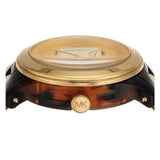Buy Shop Michael Kors Runway Three-Hand Brown Dial Two Tone Steel Strap Watch for Women - MK7354 USA Online