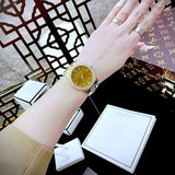 Buy Shop Michael Kors Runway Three Hand Brown Dial Two Tone Steel Strap Watch For Women - MK7389 USA Online