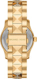 Buy Shop Michael Kors Runway Three Hand Brown Dial Two Tone Steel Strap Watch For Women - MK7389 USA Online