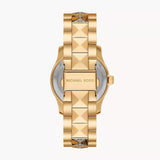 Buy Shop Michael Kors Runway Three Hand Brown Dial Two Tone Steel Strap Watch For Women - MK7389 USA Online