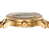 Buy Shop Michael Kors Runway Three Hand Brown Dial Two Tone Steel Strap Watch For Women - MK7389 USA Online