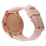 Buy Shop Michael Kors Runway Three Hand Crystal Pave Dial Pink Rubber Strap Watch For Women - MK6854 USA Online