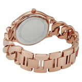 Buy Shop Michael Kors Runway Three-Hand Silver Dial Rose Gold Steel Strap Watch for Women - MK7473 USA Online