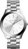 Buy Shop Michael Kors Runway Three-Hand Silver Dial Silver Steel Strap Watch for Women - MK7474 USA Online