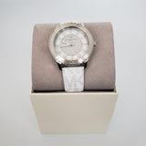 Buy Shop Michael Kors Runway Three Hand White Dial White Leather Strap Watch For Women - MK6998 USA Online