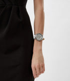 Buy Shop Michael Kors Runway Three Hand White Dial White Leather Strap Watch For Women - MK6998 USA Online