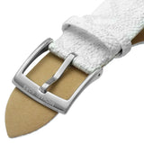 Buy Shop Michael Kors Runway Three Hand White Dial White Leather Strap Watch For Women - MK6998 USA Online