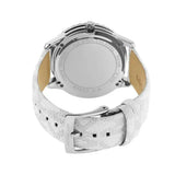 Buy Shop Michael Kors Runway Three Hand White Dial White Leather Strap Watch For Women - MK6998 USA Online
