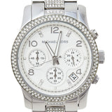 Buy Shop Michael Kors Runway White Dial Silver Steel Strap Watch for Women - MK5825 USA Online