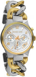 Buy Shop Michael Kors Runway White Dial Two Tone Steel Strap Watch for Women - MK3199 USA Online