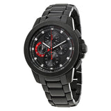 Buy Shop Michael Kors Ryker Chronograph Black Dial Black Steel Strap Watch For Men - MK8529 USA Online