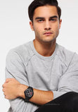 Buy Shop Michael Kors Ryker Chronograph Black Dial Black Steel Strap Watch For Men - MK8529 USA Online