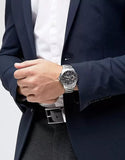 Buy Shop Michael Kors Ryker Chronograph Black Dial Silver Steel Strap Watch For Men - MK8528 USA Online