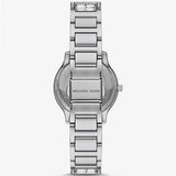 Buy Shop Michael Kors Sage Pavé Crystals Silver Dial Silver Steel Strap Watch for Women - MK4825LE USA Online