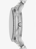 Buy Shop Michael Kors Sage Pavé Crystals Silver Dial Silver Steel Strap Watch for Women - MK4825LE USA Online