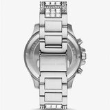 Buy Shop Michael Kors Sage Pavé Limited Edition Crystals Silver Dial Silver Steel Strap Watch for Women - MK7483LE USA Online