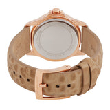 Buy Shop Michael Kors Sage Three-Hand Mother of Pearl White Dial Brown Leather Strap Watch for Women - MK4819 USA Online