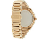 Buy Shop Michael Kors Sage Three-Hand Mother of Pearl White Dial Gold Steel Strap Watch for Women - MK4805 USA Online
