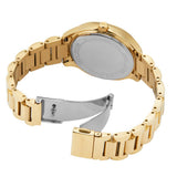 Buy Shop Michael Kors Sage Three-Hand Mother of Pearl White Dial Gold Steel Strap Watch for Women - MK4805 USA Online