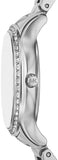 Buy Shop Michael Kors Sage Three-Hand Mother of Pearl White Dial Silver Steel Strap Watch for Women - MK4824 USA Online
