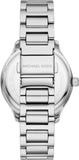 Buy Shop Michael Kors Sage Three-Hand White Dial Silver Steel Strap Watch for Women - MK4807 USA Online