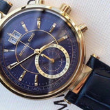 Buy Shop Michael Kors Sawyer Blue Dial Blue Leather Strap Watch for Women - MK2425 USA Online