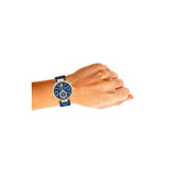 Buy Shop Michael Kors Sawyer Blue Dial Blue Leather Strap Watch for Women - MK2425 USA Online