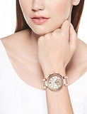Buy Shop Michael Kors Sawyer Mother of Pearl White Dial Rose Gold Steel Strap Watch for Women - MK6282 USA Online