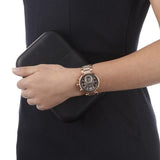 Buy Shop Michael Kors Sawyer Rose Gold Dial Rose Gold Steel Strap Watch for Women - MK6226 USA Online