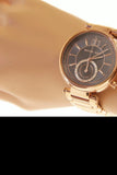 Buy Shop Michael Kors Sawyer Rose Gold Dial Rose Gold Steel Strap Watch for Women - MK6226 USA Online