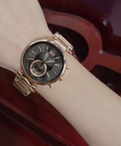 Buy Shop Michael Kors Sawyer Rose Gold Dial Rose Gold Steel Strap Watch for Women - MK6226 USA Online