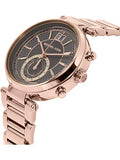 Buy Shop Michael Kors Sawyer Rose Gold Dial Rose Gold Steel Strap Watch for Women - MK6226 USA Online
