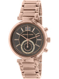 Buy Shop Michael Kors Sawyer Rose Gold Dial Rose Gold Steel Strap Watch for Women - MK6226 USA Online