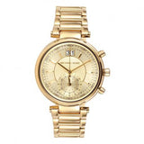 Buy Shop Michael Kors Sawyer White Dial Gold Steel Strap Watch for Women - MK6362 USA Online