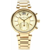 Buy Shop Michael Kors Sawyer White Dial Gold Steel Strap Watch for Women - MK6362 USA Online