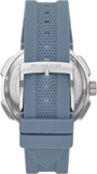 Buy Shop Michael Kors Sidney Chambray Multifunction Blue Dial Blue Silicone Strap Watch For Women - MK7220 USA Online