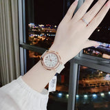 Buy Shop Michael Kors Sidney Chronograph White Dial Beige Leather Strap Watch For Women - MK6949 USA Online