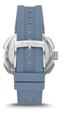 Buy Shop Michael Kors Sidney Multifunction Crystals Silver Dial Blue Rubber Strap Watch for Women - MK7220 USA Online