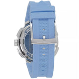 Buy Shop Michael Kors Sidney Multifunction Crystals Silver Dial Blue Rubber Strap Watch for Women - MK7220 USA Online