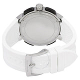 Buy Shop Michael Kors Sidney Multifunction Black Dial White Silicone Strap Watch For Women - MK6947 USA Online