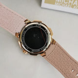 Buy Shop Michael Kors Sidney Multifunction White Dial Pink Silicone Strap Watch For Women - MK7222 USA Online
