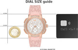Buy Shop Michael Kors Sidney Multifunction White Dial Pink Silicone Strap Watch For Women - MK7222 USA Online