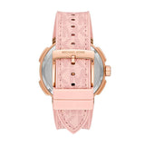 Buy Shop Michael Kors Sidney Multifunction White Dial Pink Silicone Strap Watch For Women - MK7222 USA Online