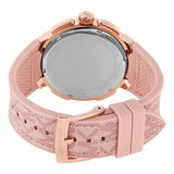 Buy Shop Michael Kors Sidney Multifunction White Dial Pink Silicone Strap Watch For Women - MK7222 USA Online