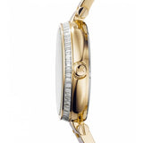 Buy Shop Michael Kors Skylar Black Dial Gold Steel Strap Watch for Women - MK5989 USA Online