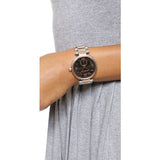 Buy Shop Michael Kors Skylar Black Dial Two Tone Steel Strap Watch for Women - MK5957 USA Online