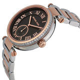 Buy Shop Michael Kors Skylar Black Dial Two Tone Steel Strap Watch for Women - MK5957 USA Online