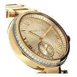 Buy Shop Michael Kors Skylar Gold Dial Gold Steel Strap Watch for Women - MK5867 USA Online